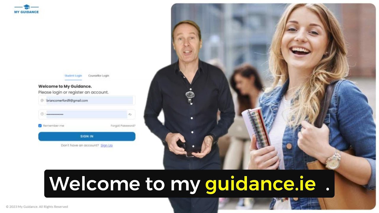 MyGuidance.ie Walk through and users guide