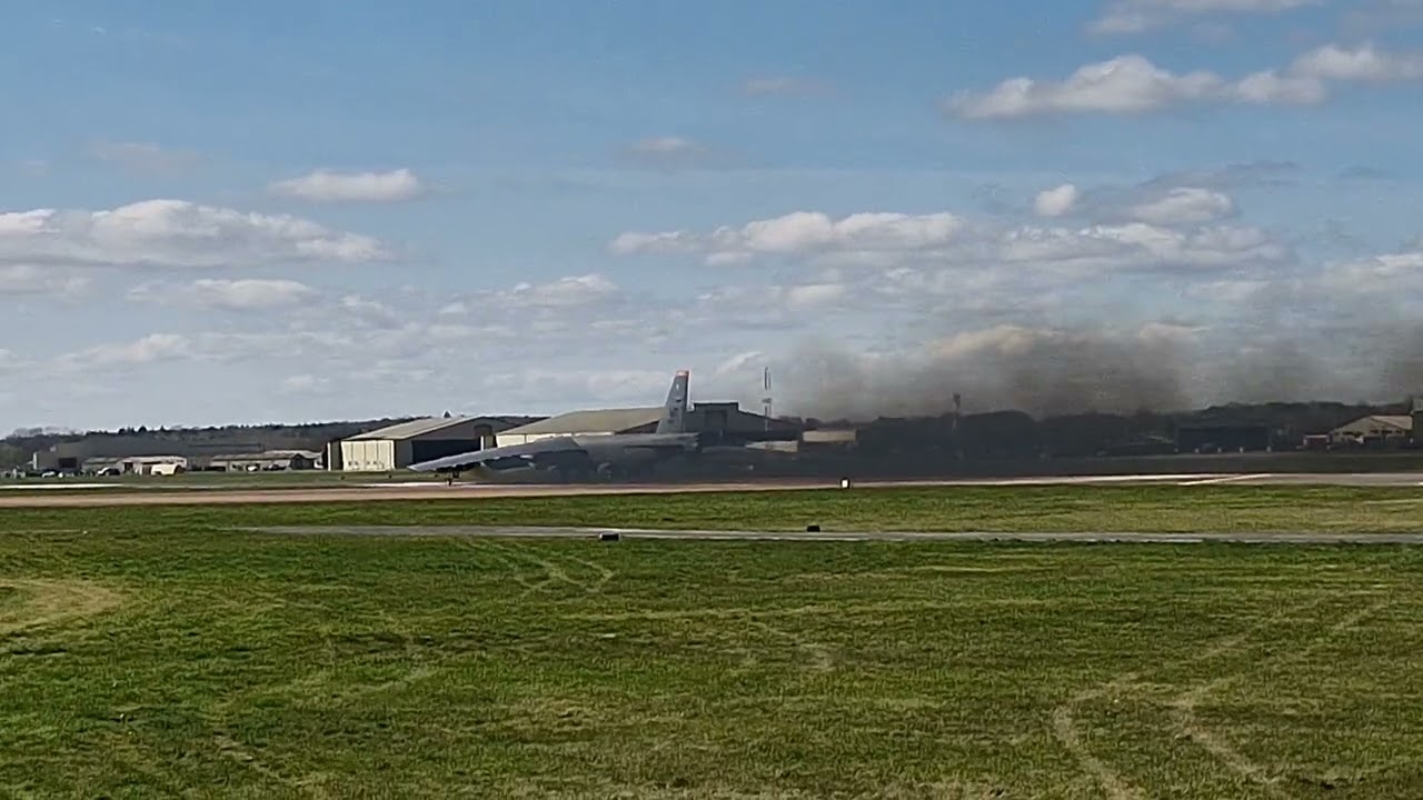 A Failed B52 takeoff from RAF Fairford