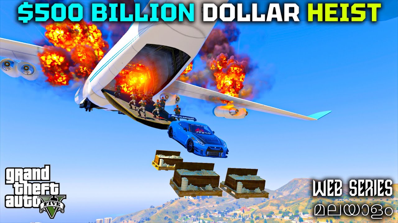 Stealing Billion Dollars from Cargo Plane | GTA 5 Web Series മലയാളം #202