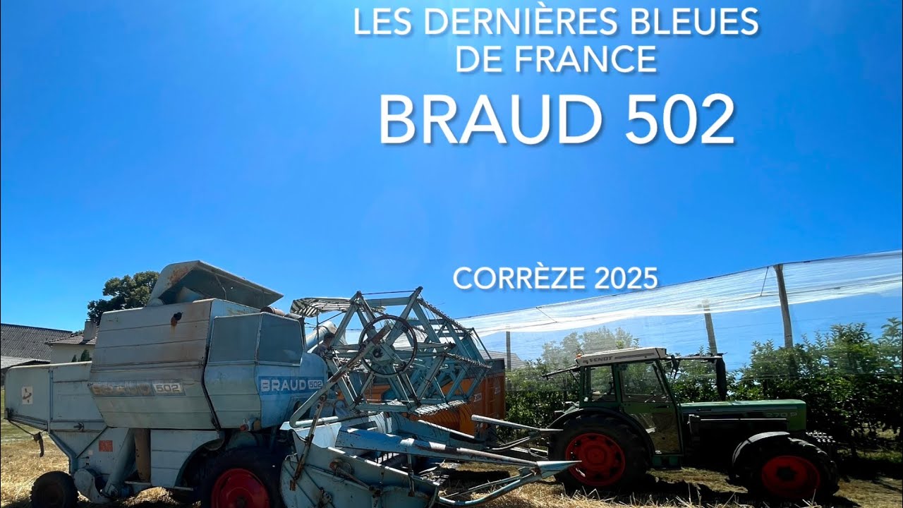 Les dernières bleues de France - épisode 4 : BRAUD 502 en Corrèze - moisson 2025