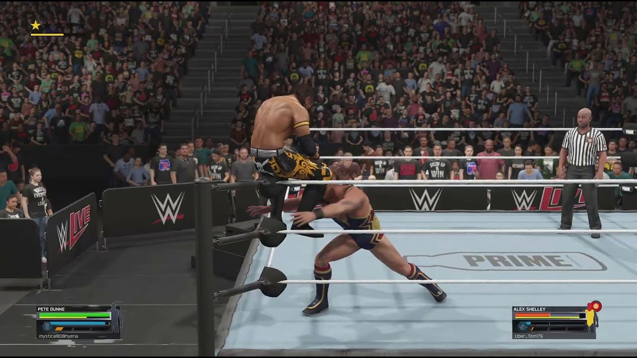 WWE 2K25 Online Match #4 (Pete Dunne vs. Alex Shelly)