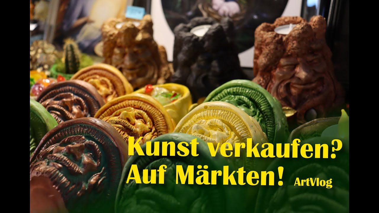 Kunst auf Märkten verkaufen. Geht das? | ArtVlog