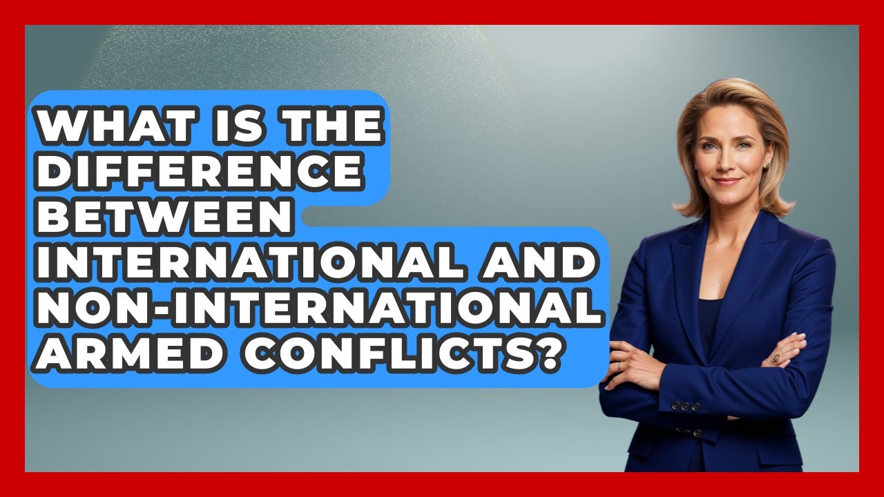 What Is the Difference Between International and Non-International Armed Conflicts?