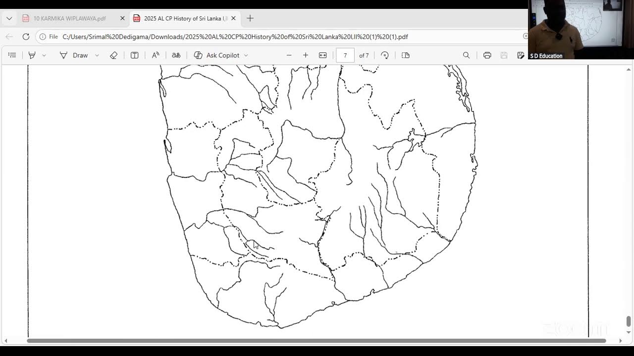 AL LANKA MAP MARKINGS