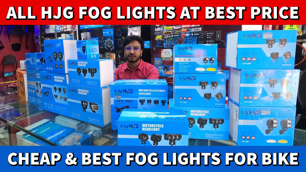 ಕನ್ನಡ 💡2024 HJG FOG LIGHTS  @ BEST PRICE | LIGHT TESTING | SMART BIKES | JC ROAD BANGALORE #hjg