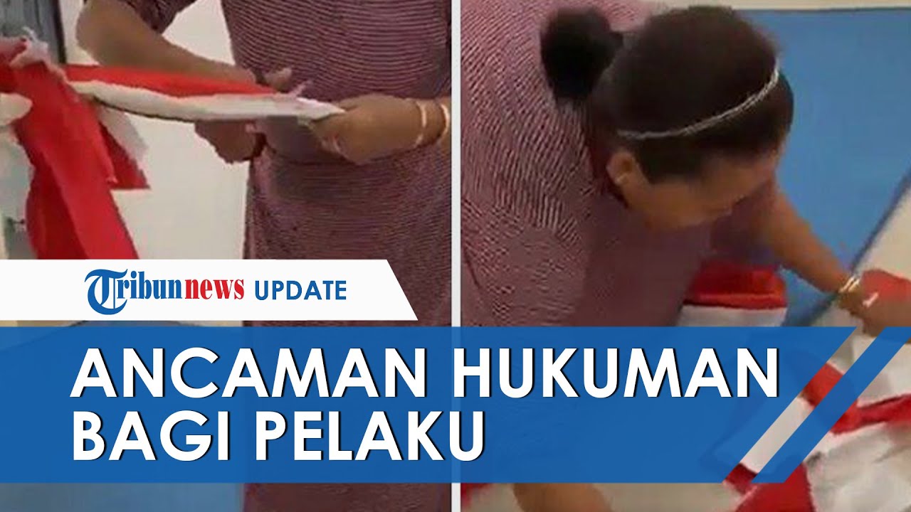 Viral Video Wanita Gunting Bendera Merah Putih di Sumedang, Ini Ancaman Hukumannya Bagi Pelaku