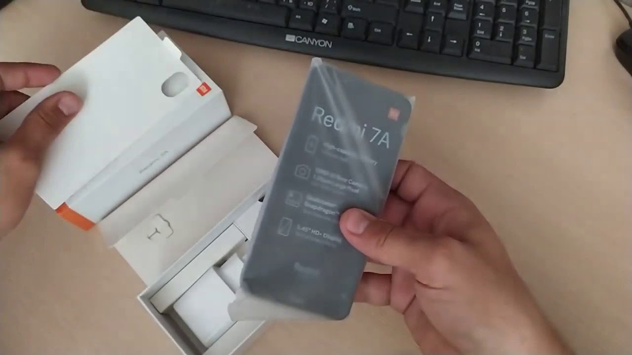 Xiaomi Redmi 7A 4G Smartphone Unboxing From Gearbest - Compare Price