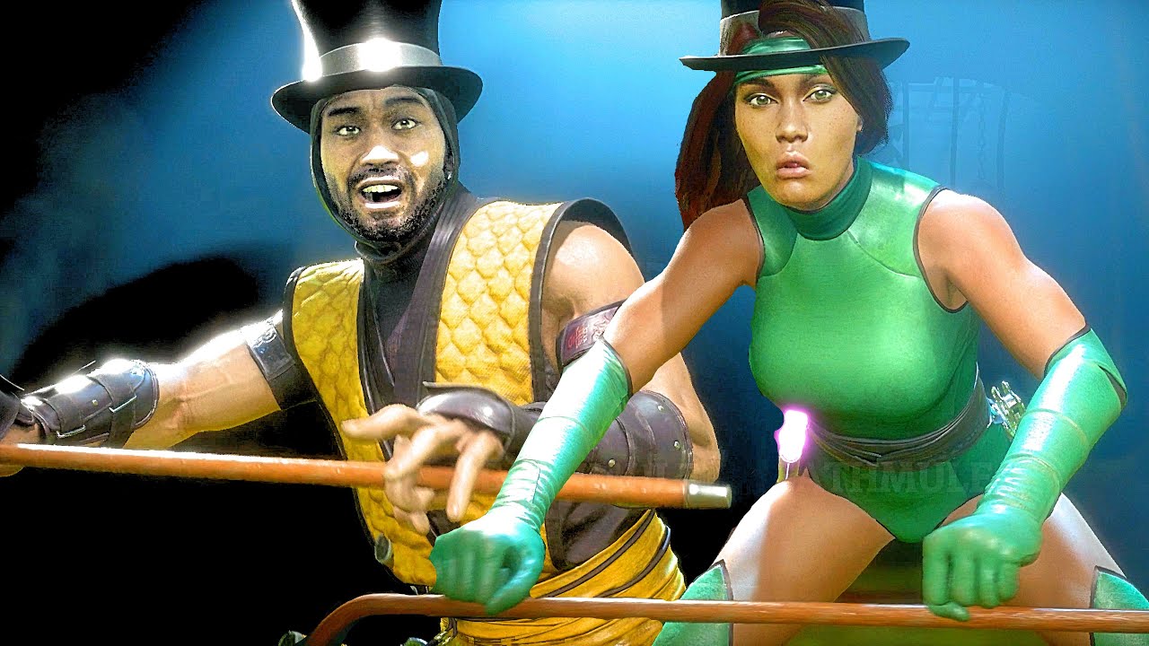 MK11 All Characters Dance The Dub Dub WB! (All Characters Perform Johnny Cage's FRIENDSHIP)