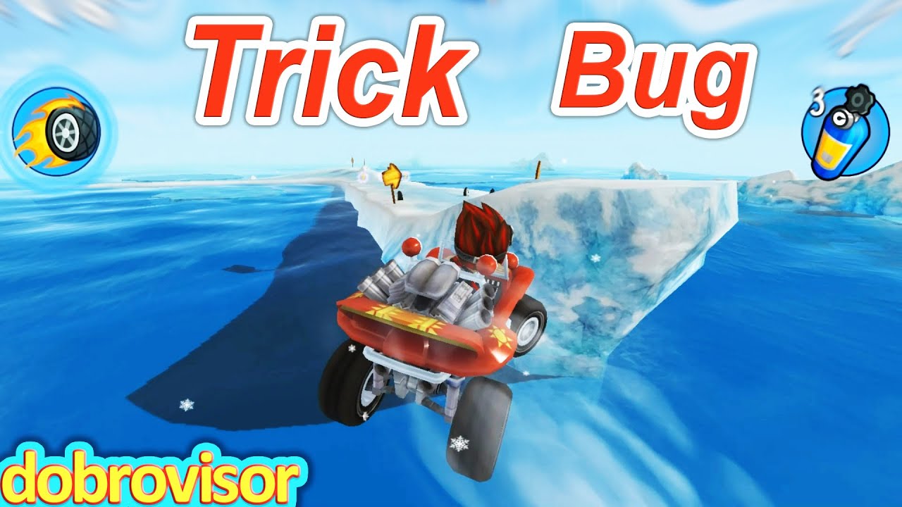 Trick Bug Glacier Gulch | Beach Buggy Racing #beachbuggyracing #games #funnygameplay