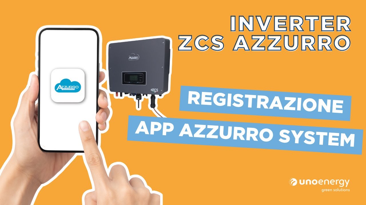 Come registrare l'impianto fotovoltaico sull'App Azzurro System