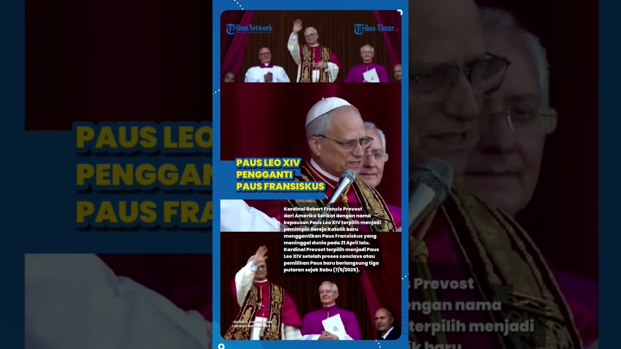 BREAKING NEWS: Kardinal Robert Prevost Terpilih Jadi Paus Leo XIV Gantikan Paus Fransiskus
