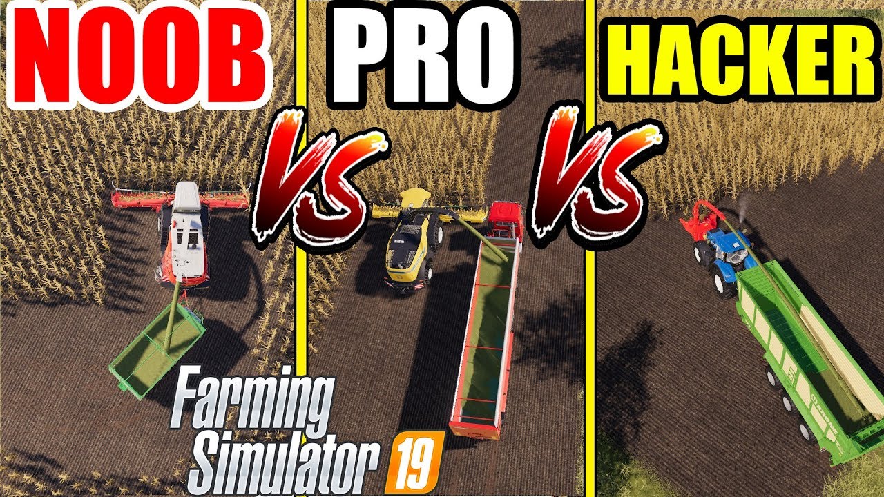 Farming Simulator 19 | NOOB vs PRO vs HACKER : Rich Farmer Comparison