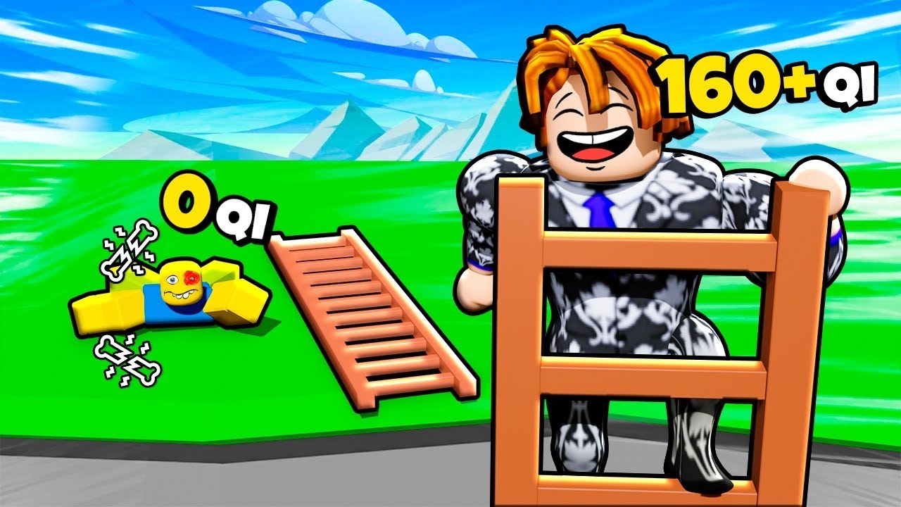 TODOS TEM UMA ESCADA MAS O MAPA E MUITO PERIGOSO KKKKKKKKK (Roblox Climb To WIN)