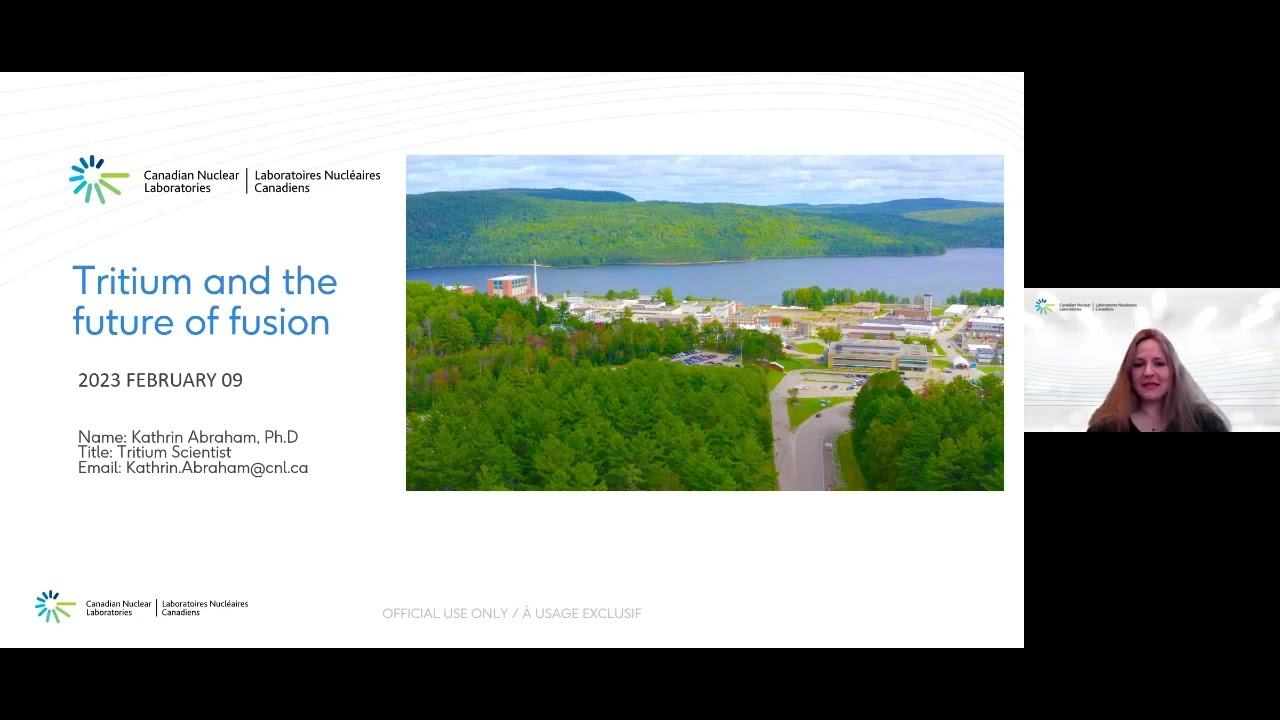 Webinar on Tritium and the Future of Fusion