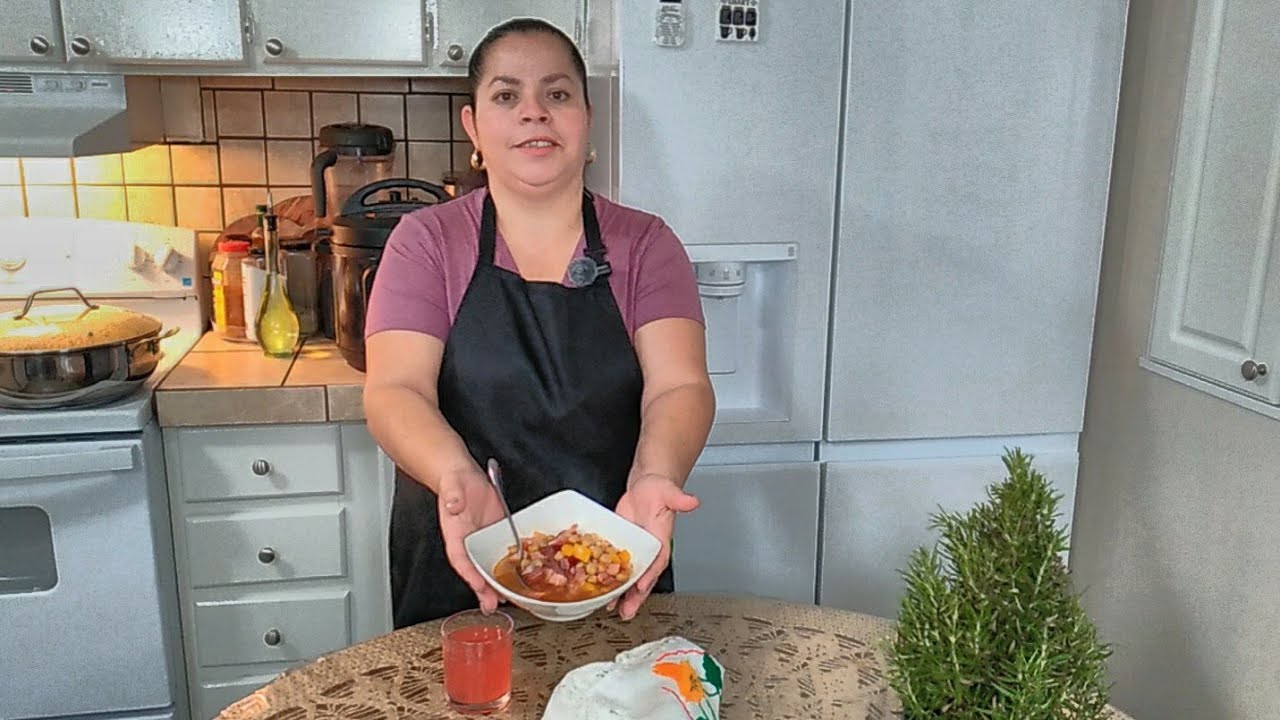 EXQUISITOS!!! RICOS GARBANZOS CON CHULETAS AHUMADAS,DELI...DELI 