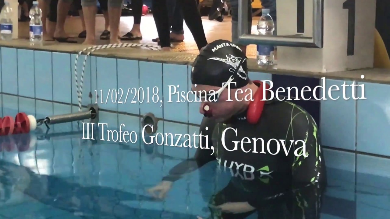 RECORD Italiano 200 metri DnF Rana Subacquea Paolo Fontana