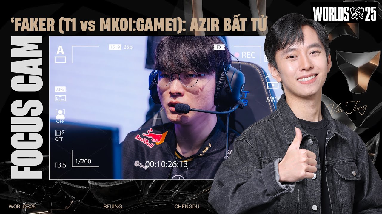 PHÂN TÍCH KHÓA CAM AZIR BẤT TỬ TRONG TAY FAKER  GÁNH TEAM  BUILD ĐỒ HIỆU QUẢ | T1 vs MKOI