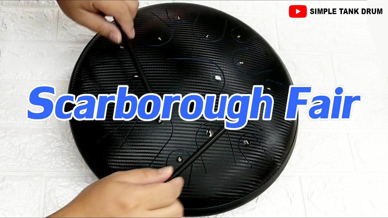 Scarborough Fair - Simple Tank Drum Cover with Tabs (E-book Vol.1)
