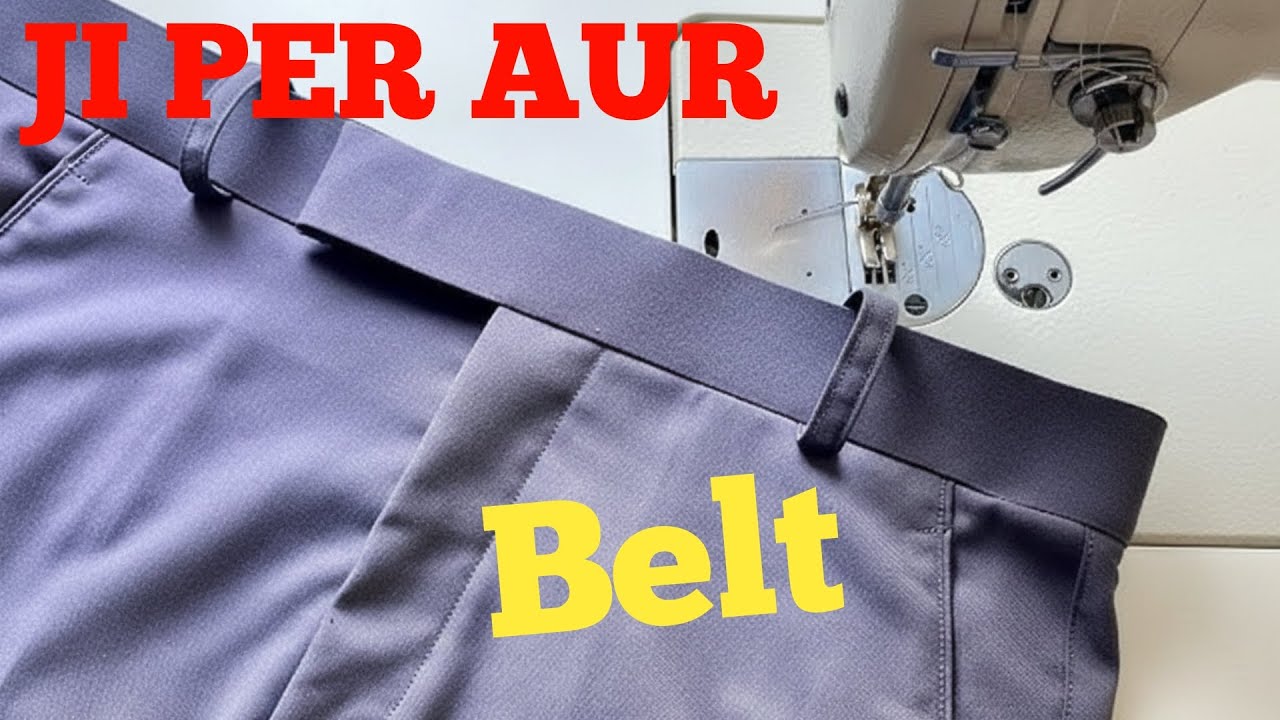 How to make a Ji per Belt stitching चेन और बेल्ट कैसे लगाएं #aftabboutique #sewing #jip #fashion 