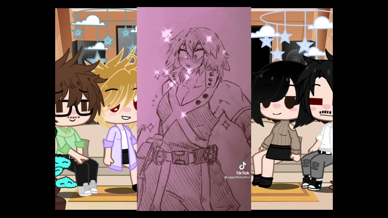 •Los padres de bakugou y Kirishima reaccionan a ellos•[Gacha club]kiribaku❤ 🧡