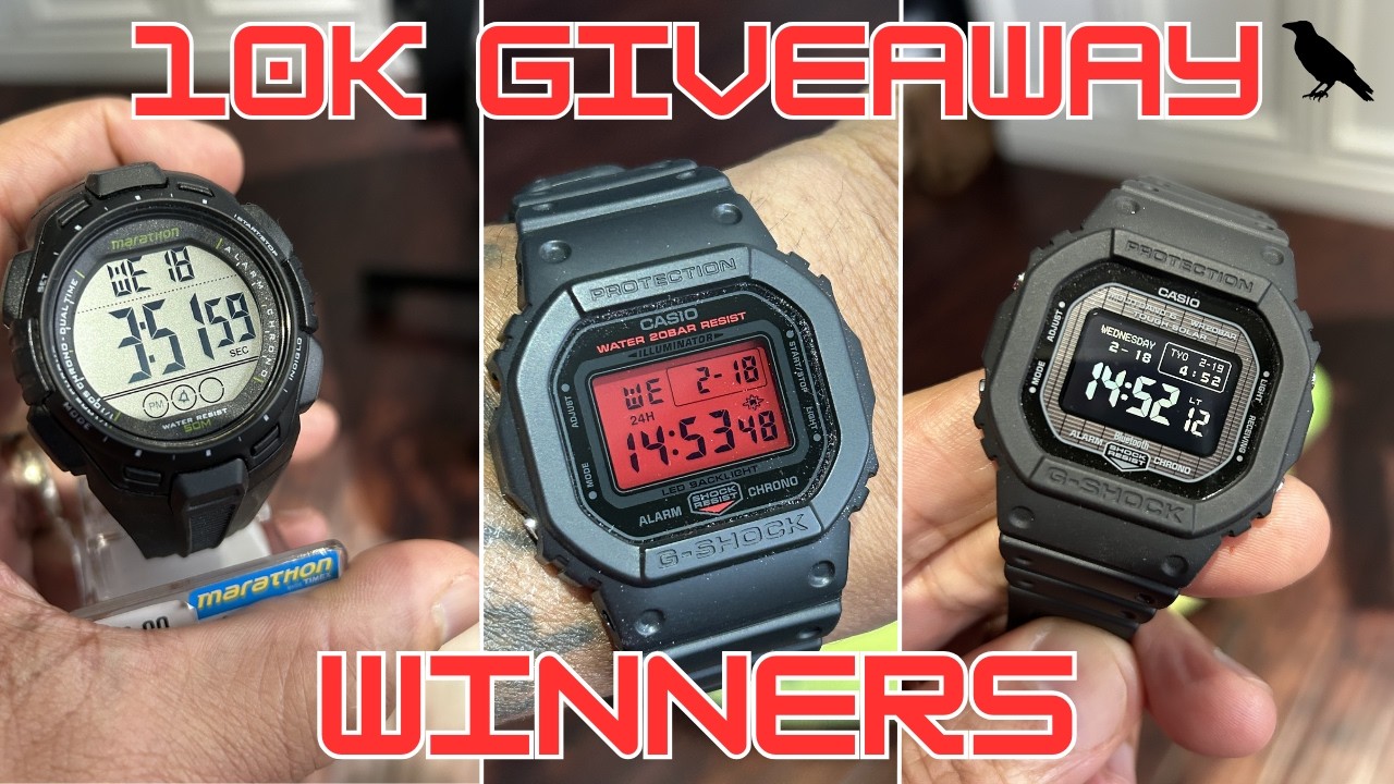 10K Watch Giveaways 2026| 3 Watches/ 3 Winners REVEALED
