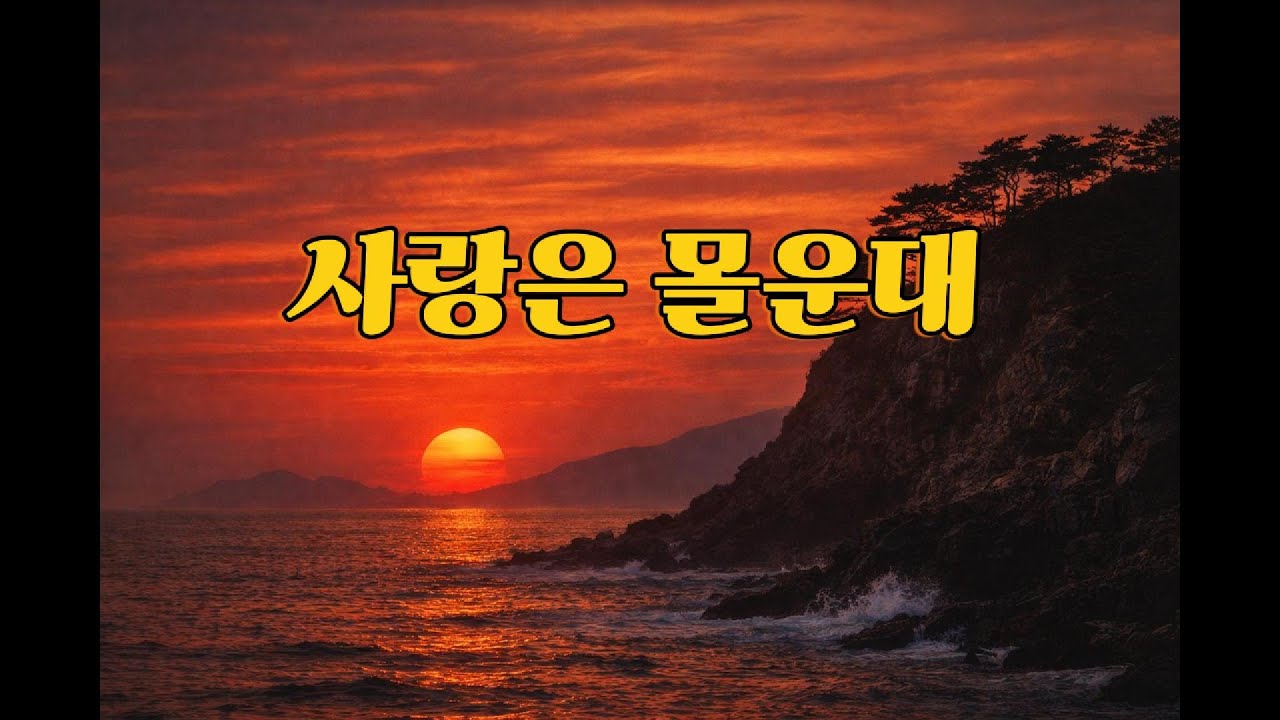 사랑은 몰운대ㅣ 일하면서 듣기 좋은 발라드 트로트  ㅣ 감성 발라드 트로트 ㅣ 카페트로트 #중년감성트로트   #감성트로트   #트로트 #조용히듣는트로트  #중년트로트
