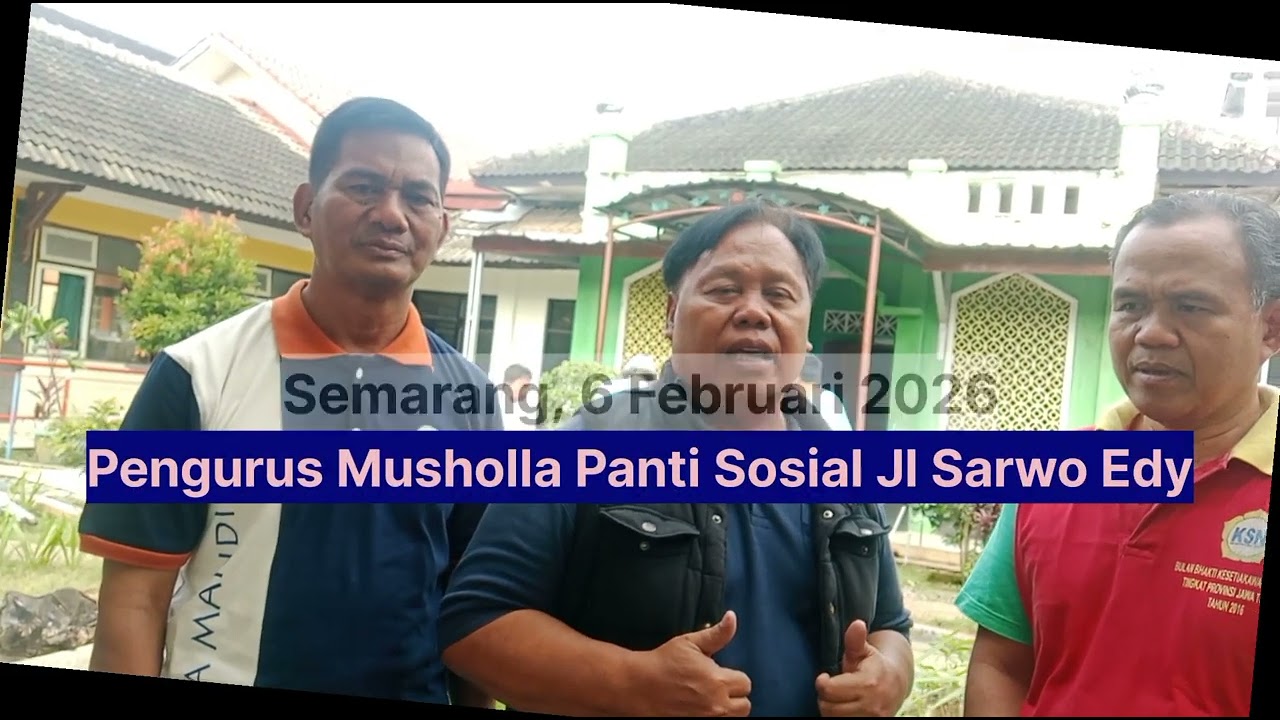 Aksi RRM (Resik-Resik Masjid) Semarang 7 Feb 2026 di Panti Sosial
