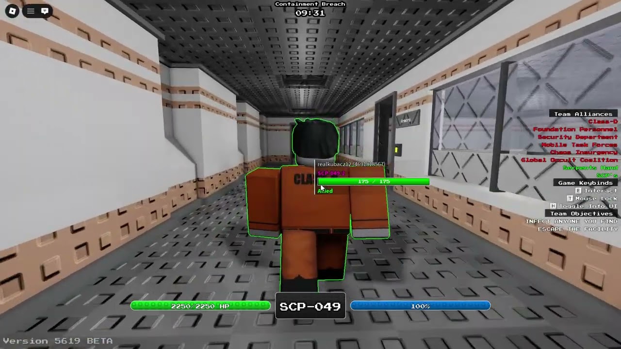 SCP Retrobreach : Alpha-1 gameplay and 049- My cure is most effective.
