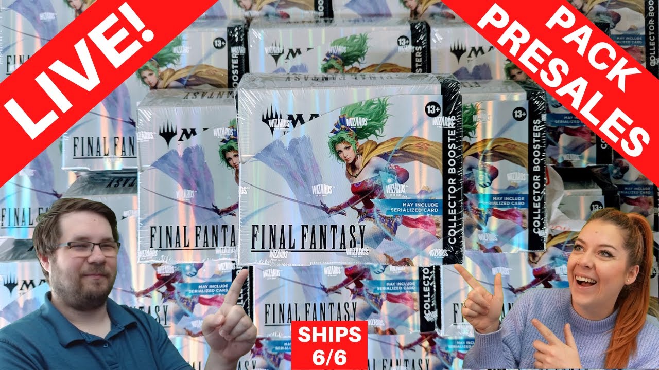 Replay - MTG Final Fantasy 60+ Collector Box & Play Box Presales Openings Ships 6/6