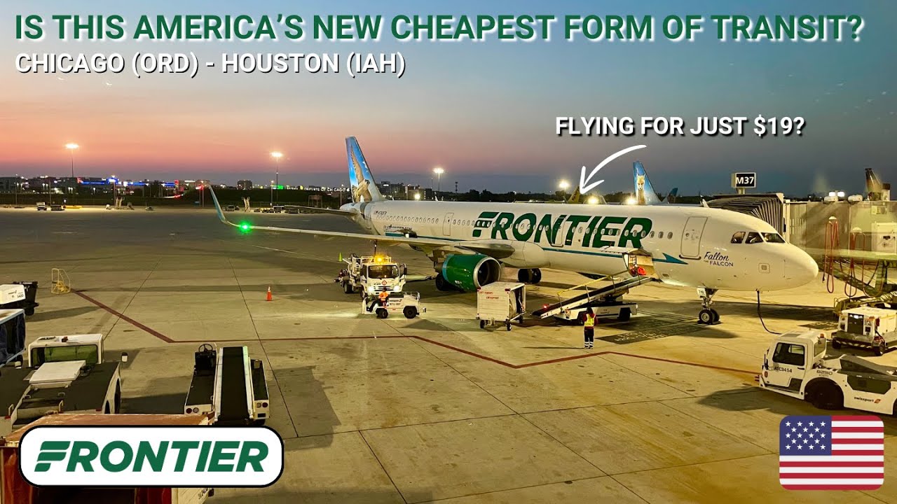 REVIEW | Frontier Airlines | Chicago (ORD) - Houston (IAH) | Airbus A321-200 | Economy