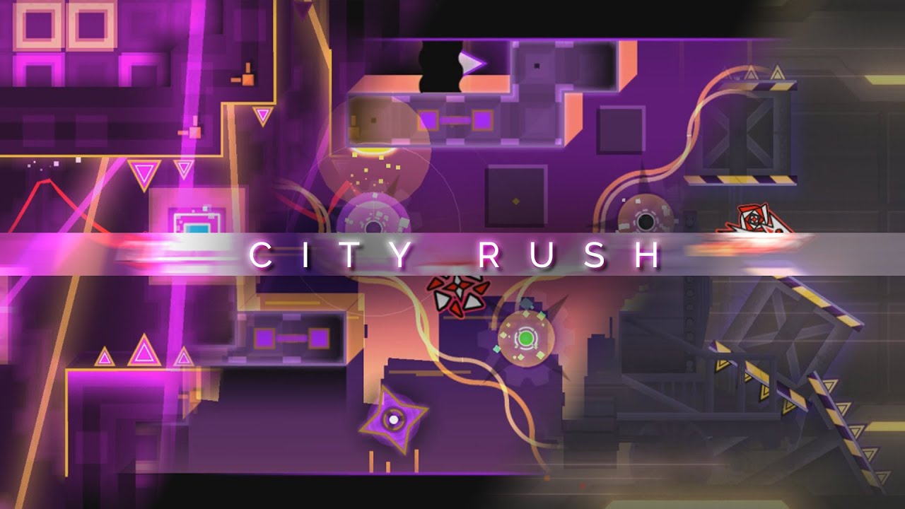 City Rush [Medium Demon] - Serponge & more - Geometry Dash 2.11