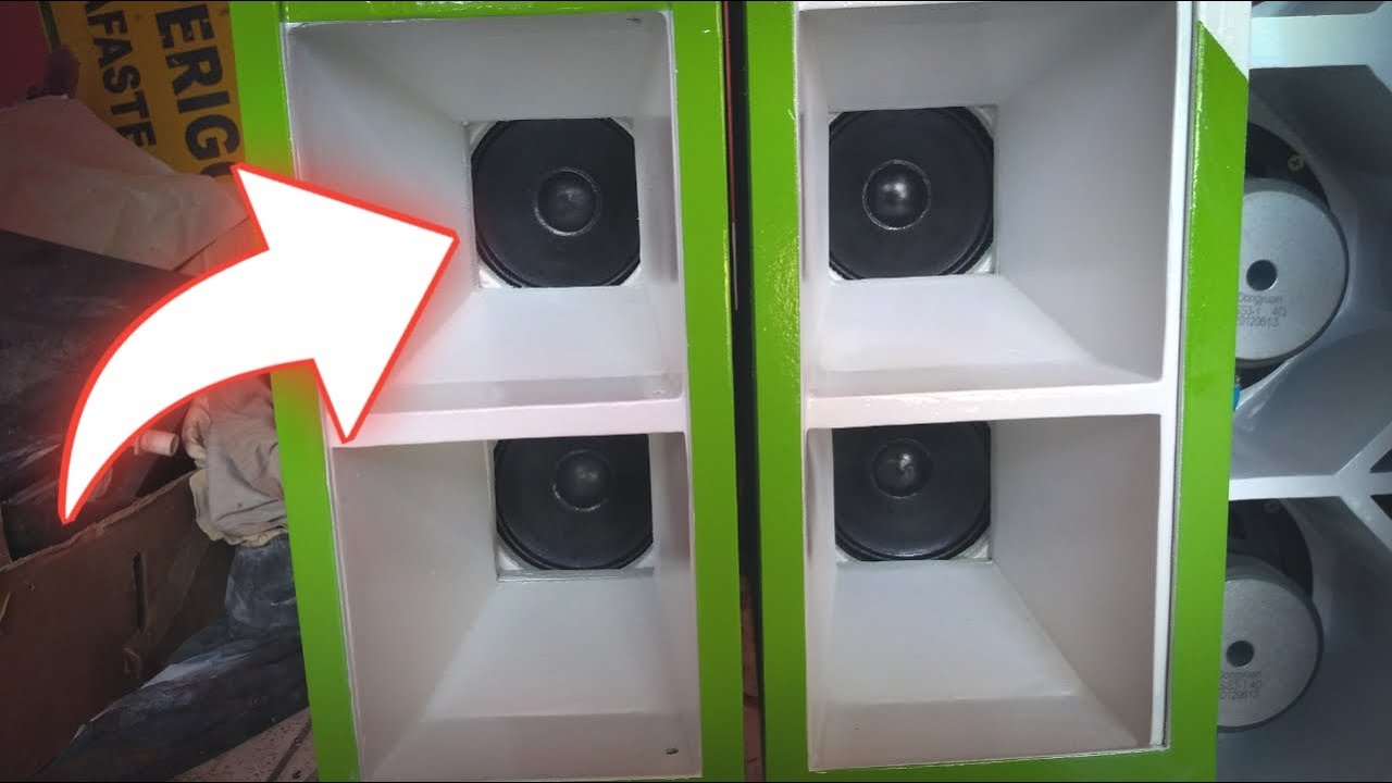 instalação e testes dos MEDIOS  do meu mini paredão