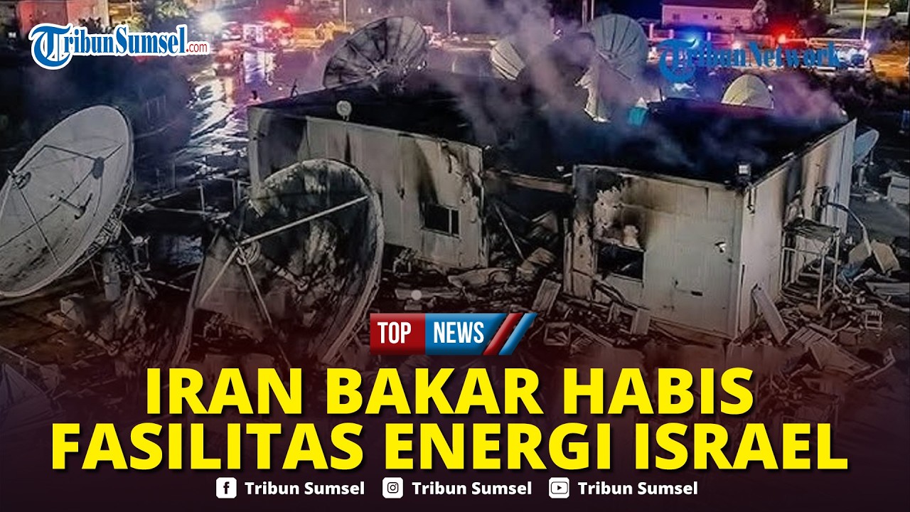 🔴Fasilitas Energi Israel Digempur Balik! Kilang Minyak & Gas hingga Depot BBM Habis Dibakar Drone