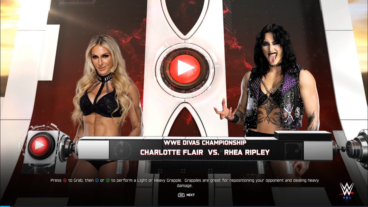 🏆 WWE Divas Championship👑 Charlotte Flair vs. Rhea RipleyThe WWE Divas Championship is on the line 