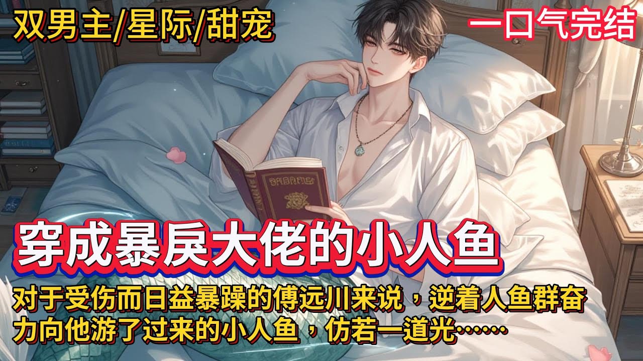 双男主🌈星际/人鱼/甜宠💗君清予追了一本小说，为主角的遭遇意难平，意外穿越成能治疗的人鱼，他奋力向他游过去……对于傅远川来说，奔赴而来的人鱼，仿佛阴郁世界照进了一道光束，引领他回到人间……