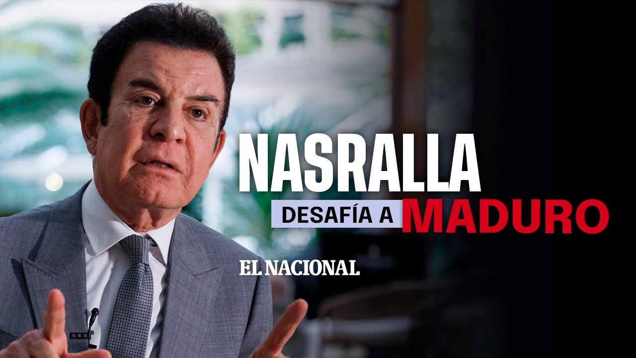 Nasralla, candidato presidencial de Honduras: 