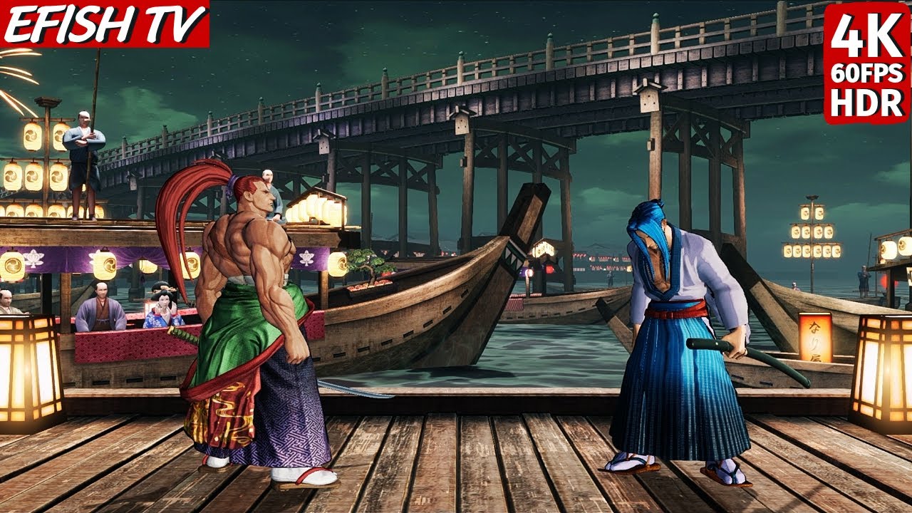 Кибагами Гендзюро против Татибаны Укё (Самый сложный ИИ) - Samurai Shodown