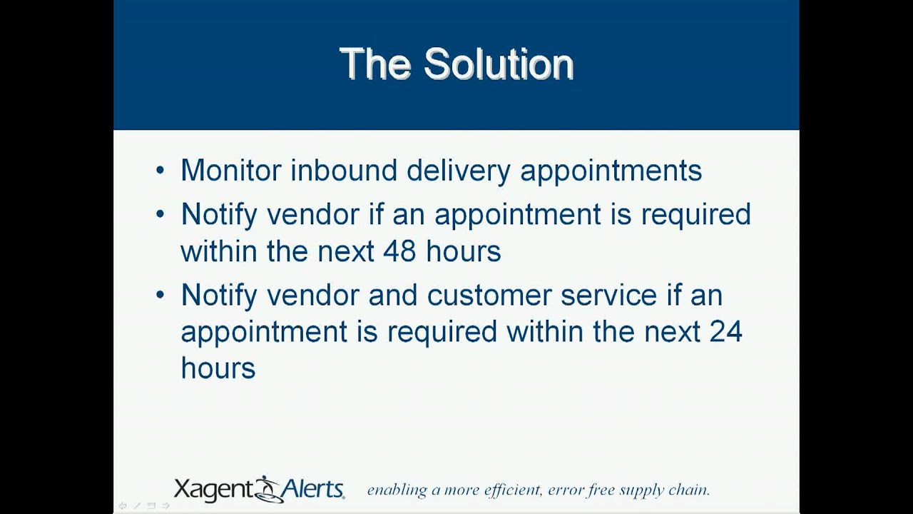 Monitor Inbound Receiving to Improve Outbound Supply