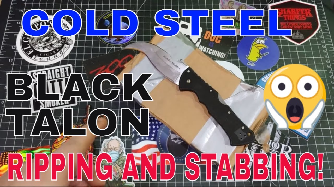 COLD STEEL BLACK TALON 2 FOLLOW-UP TESTING: PLUS MOM PUTS THE HURT ON A BRISKET!!!