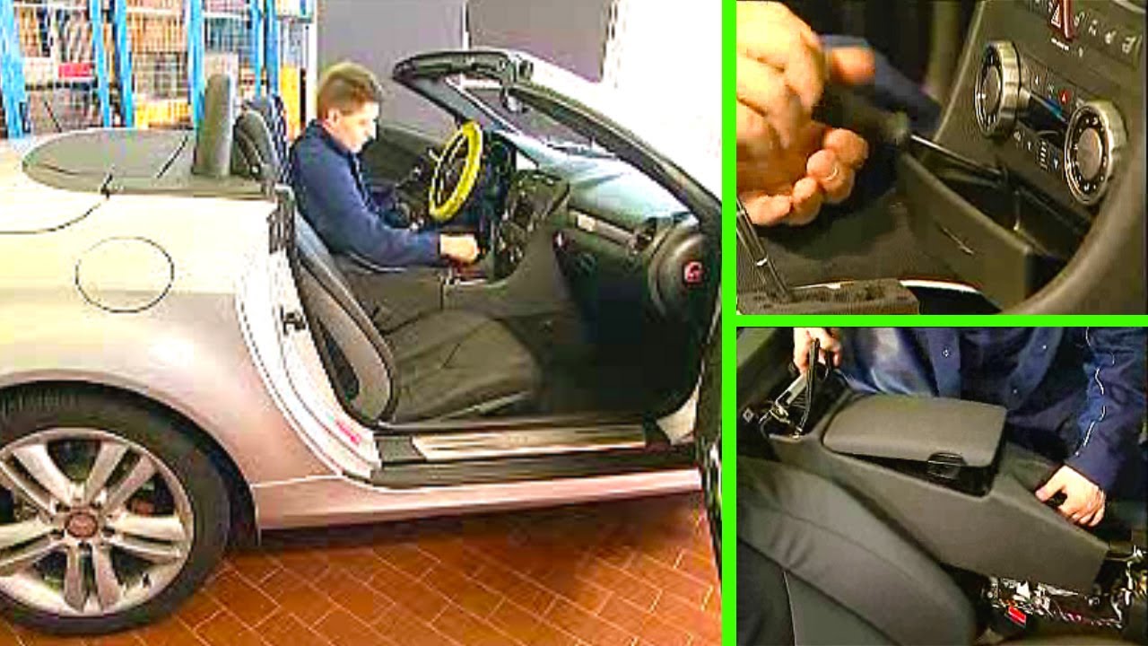 Mercedes-Benz SLK - How to remove the center console and COMAND | R171