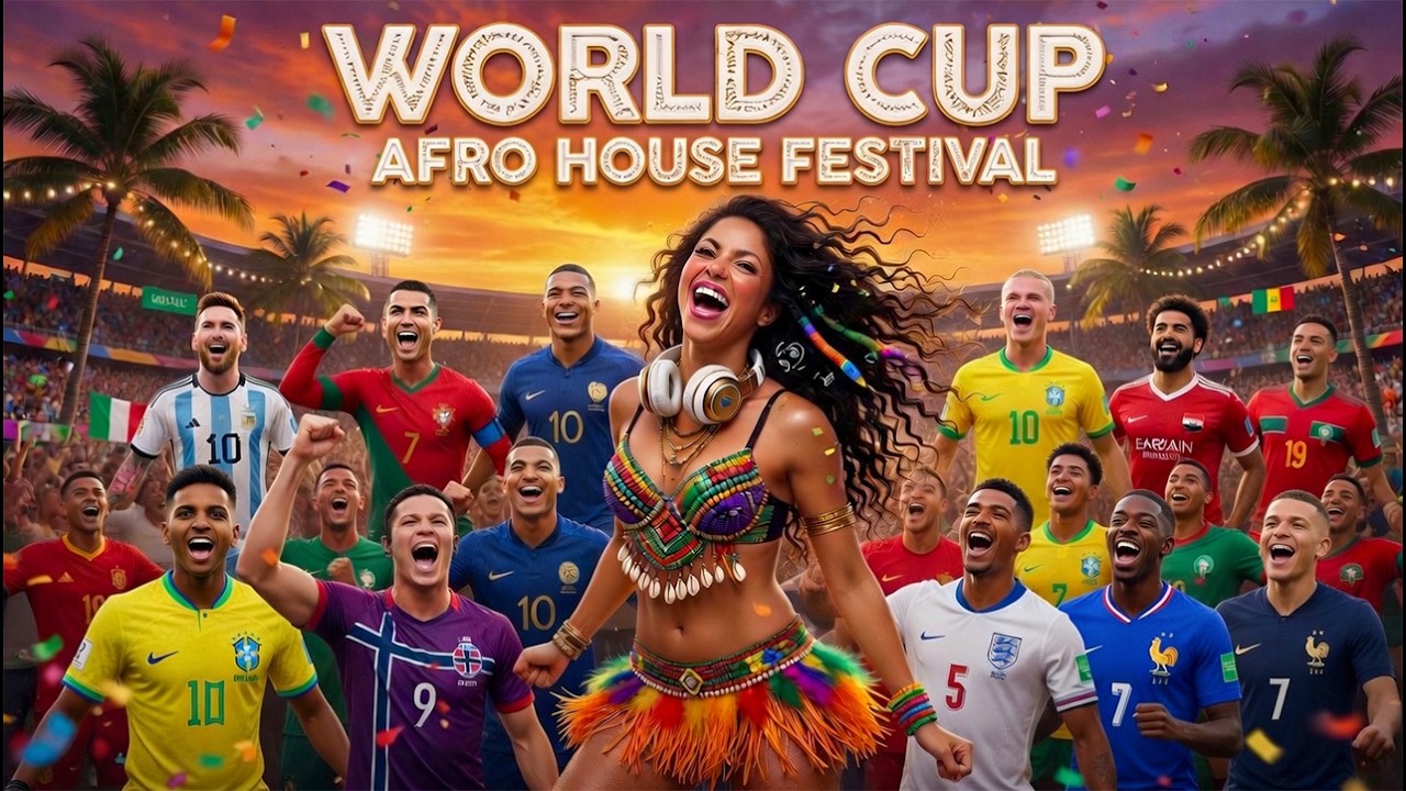 World Cup Afro House Festival 2026 - Stadium Sunset Vibes - Afro House Mix 2026