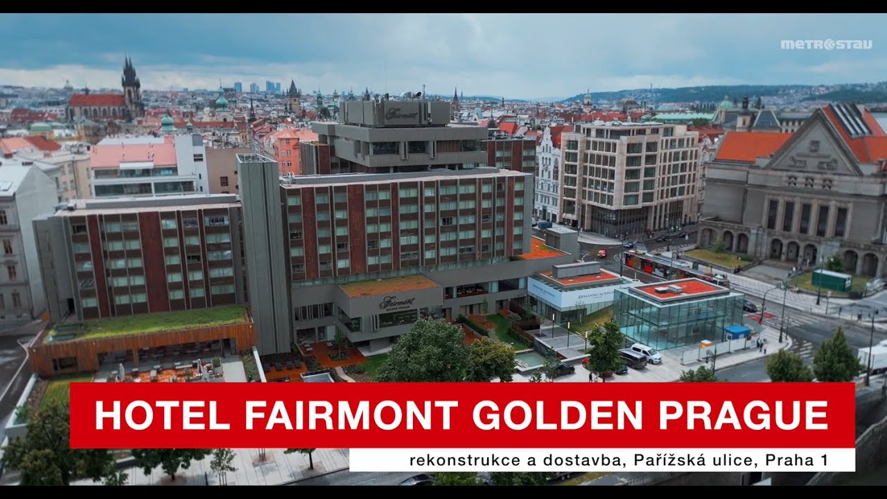 Fairmont Golden Prague - rekonstrukce budovy bývalého hotelu Intercontinental