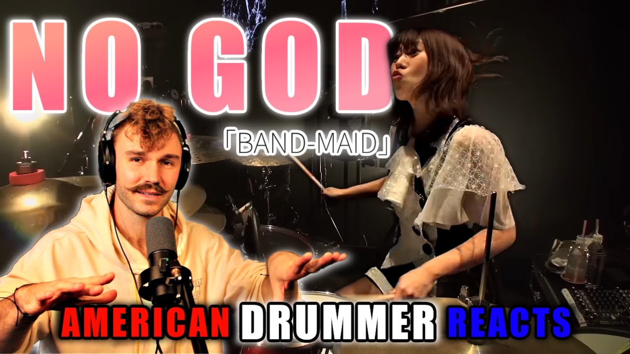 🎶 BAND-MAID – 「No God」| アメリカ人ドラマー初見リアクション 🇯🇵