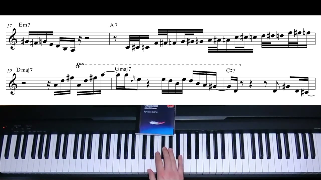 Spain Chick Corea solo transcription - Luca Aletta