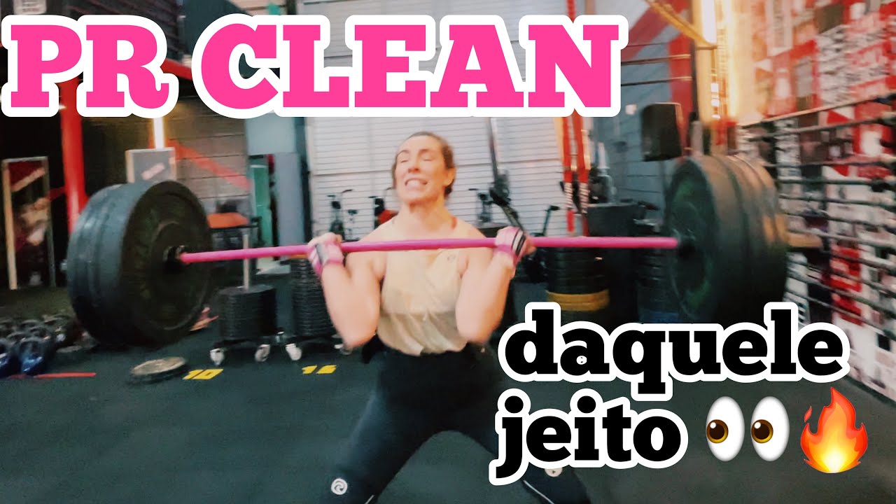 CROSSFIT: PR CLEAN | VLOG TREINO