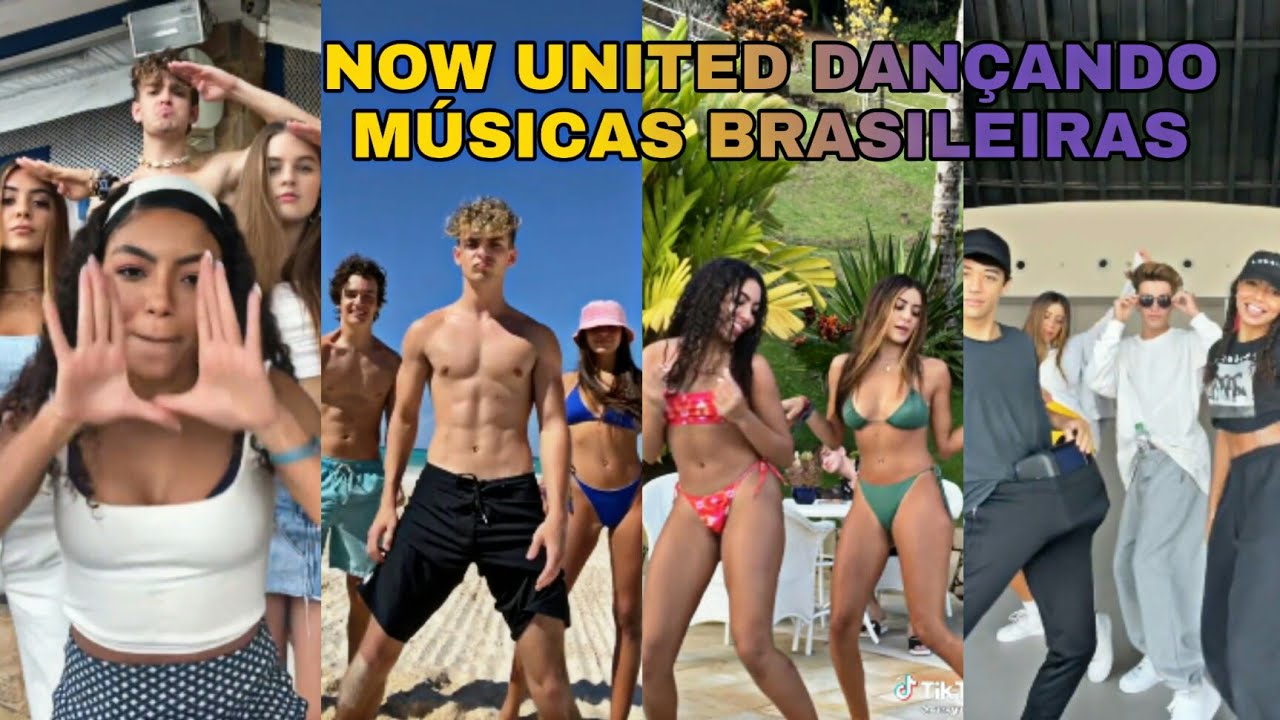 NOW UNITED DANÇANDO MÚSICAS BRASILEIRAS