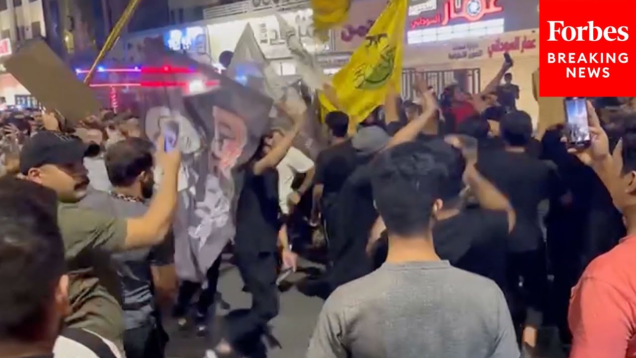 Protests Against Israel Erupt In Iraq Over Explosion At Gaza Hospital