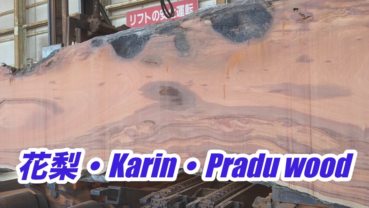 （製材）花梨・Karin・pradou wood