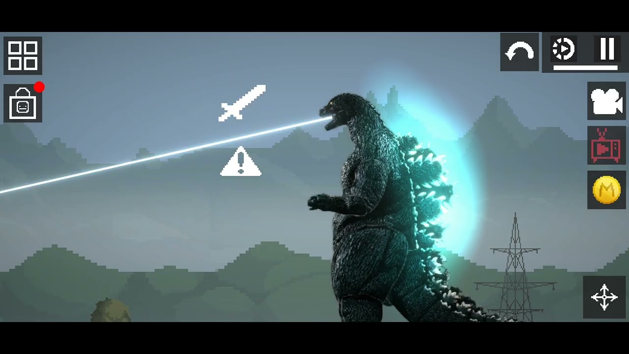 Heisei gojira showcase in melon sandbox 