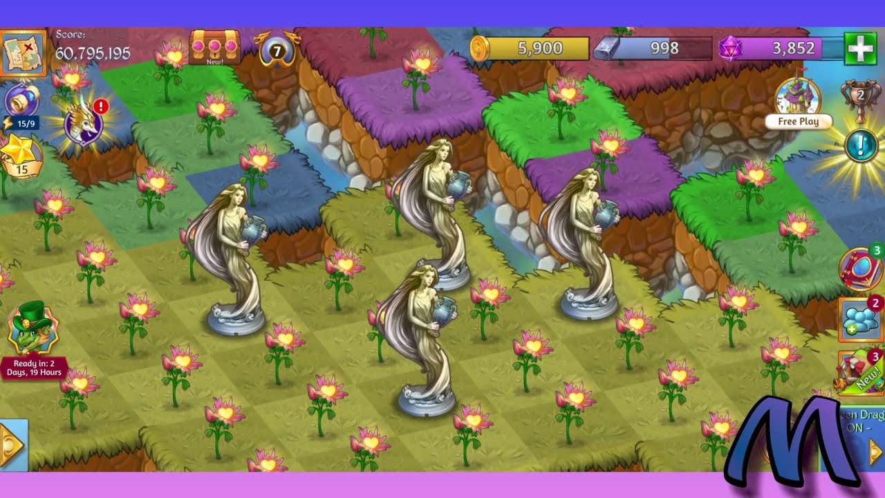 Merge Dragons - Life Flowers from Gaia Statue